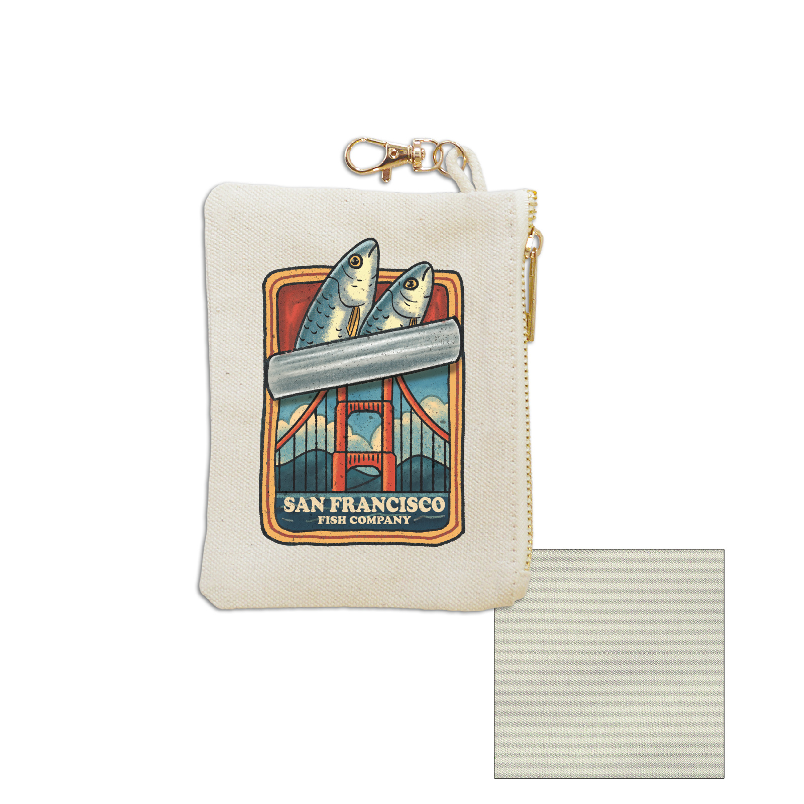 California Sardine Coin Purse