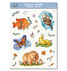 CA Wildlife 5" x 7" Sticker Sheet