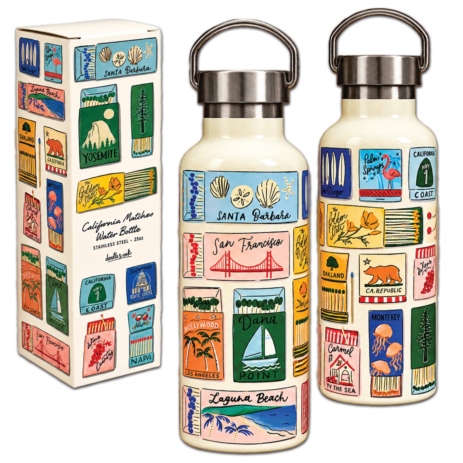 CA Matchboxes Stainless Steel Waterbottle