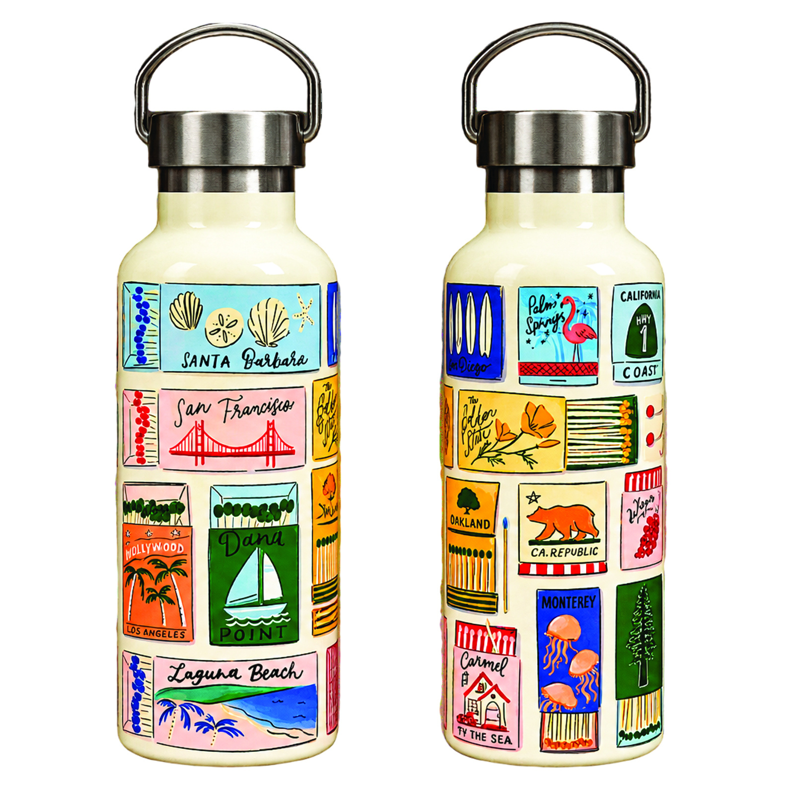 CA Matchboxes Stainless Steel Waterbottle