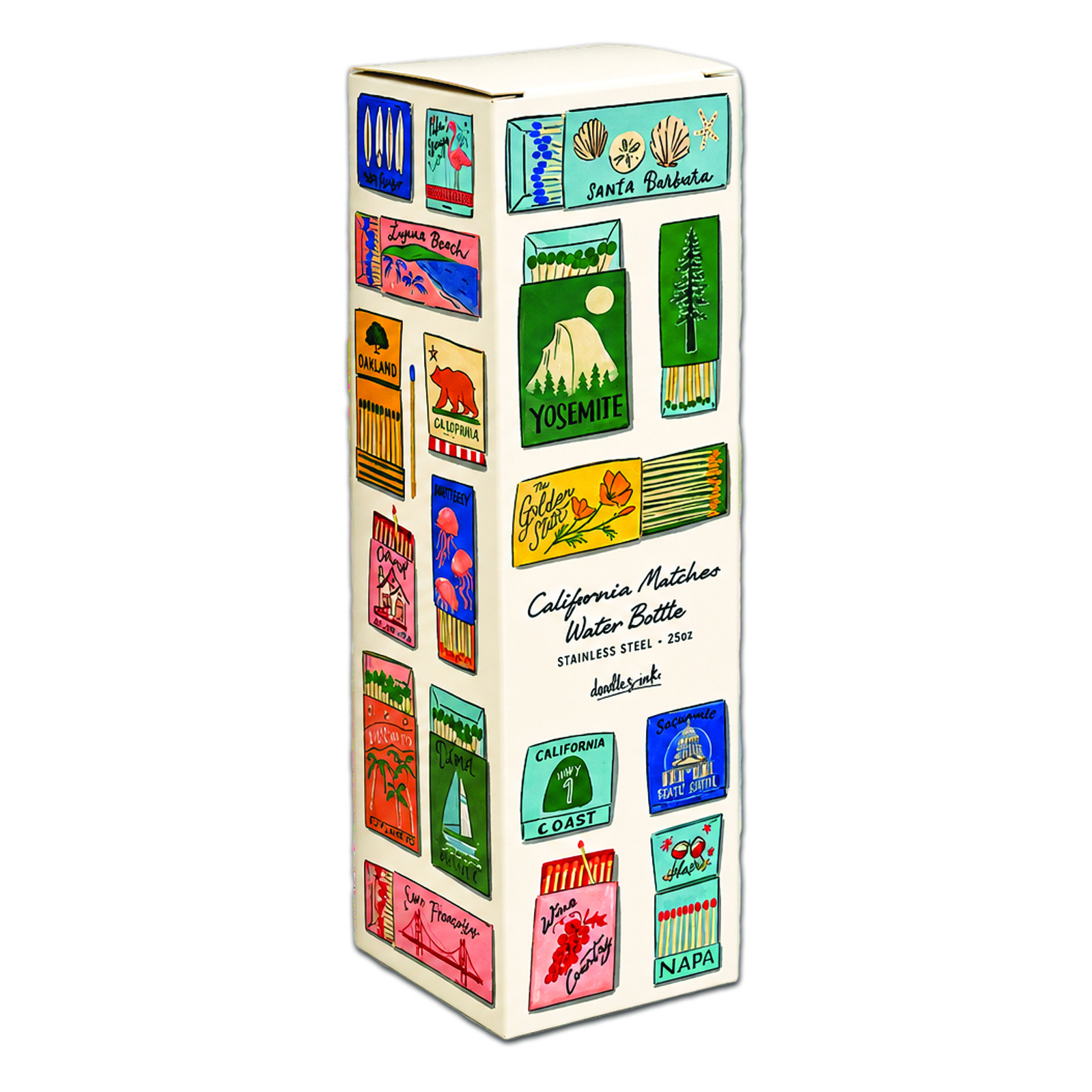 CA Matchboxes Stainless Steel Waterbottle