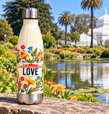 CA Love License Plate Stainless Steel Water Bottle