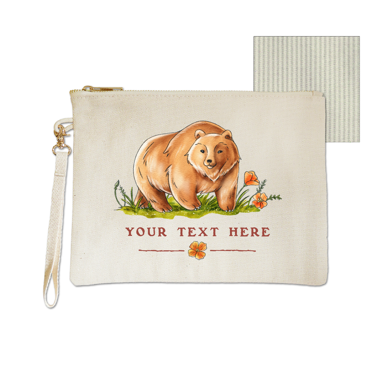Native California Zipper Pouch