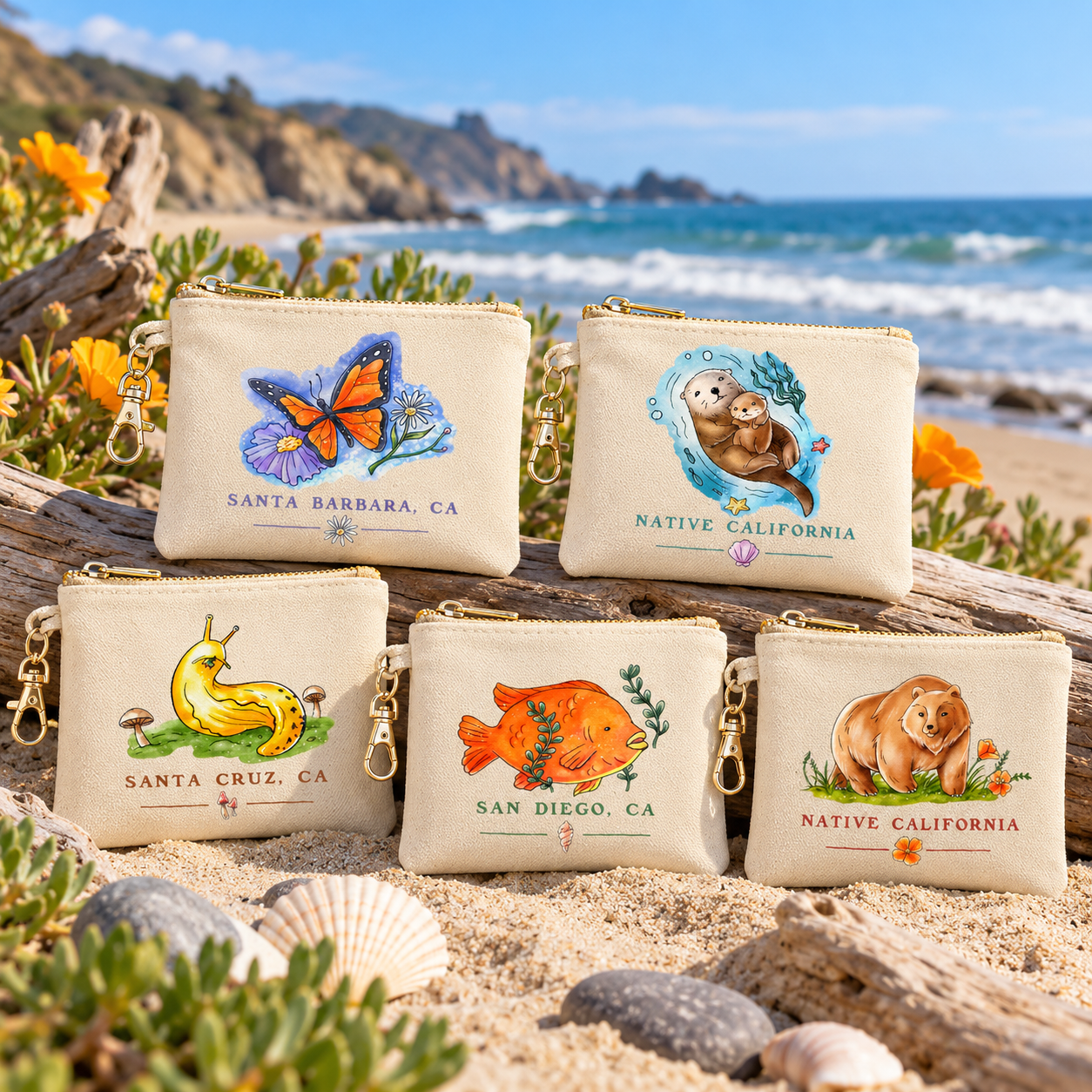 Native California Coin Purse