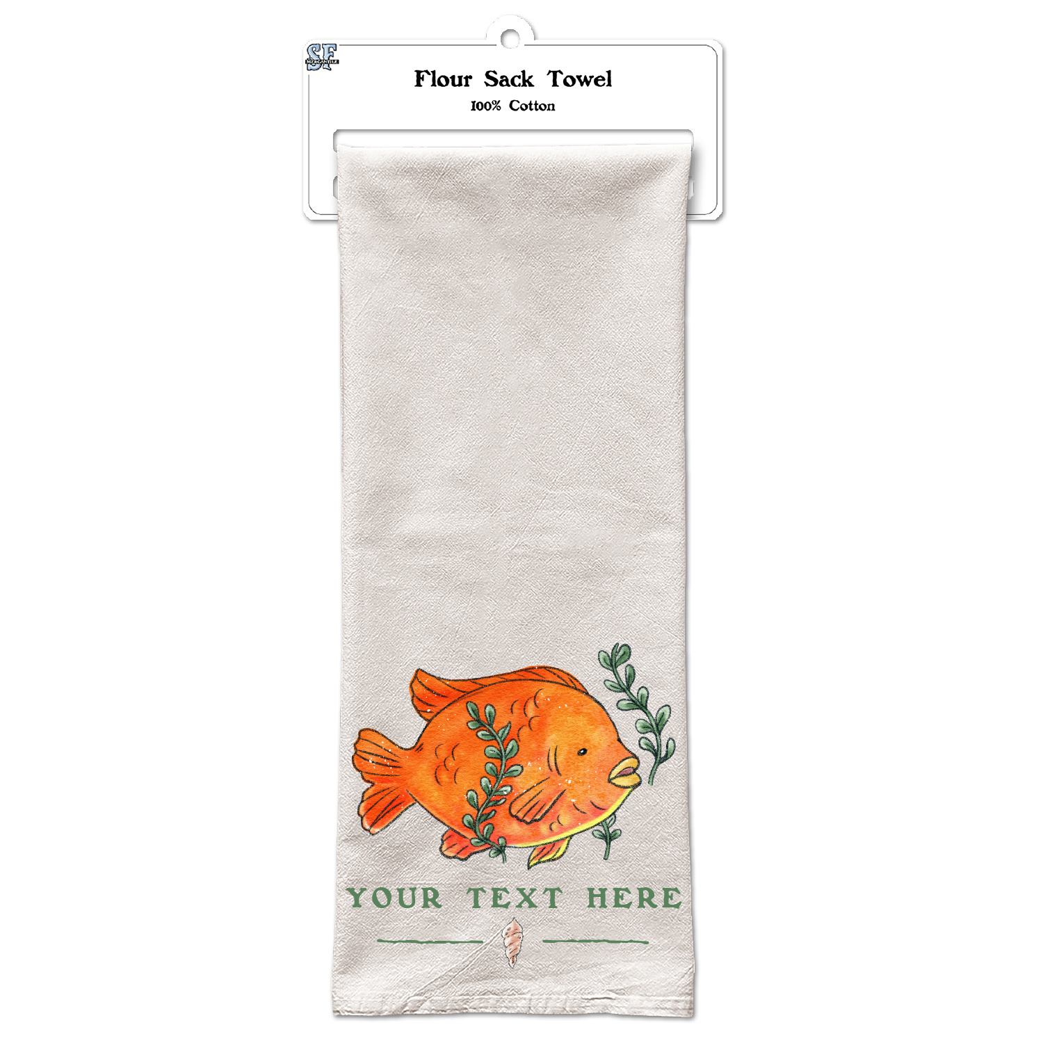 Native California Flour Sack Tea Towel