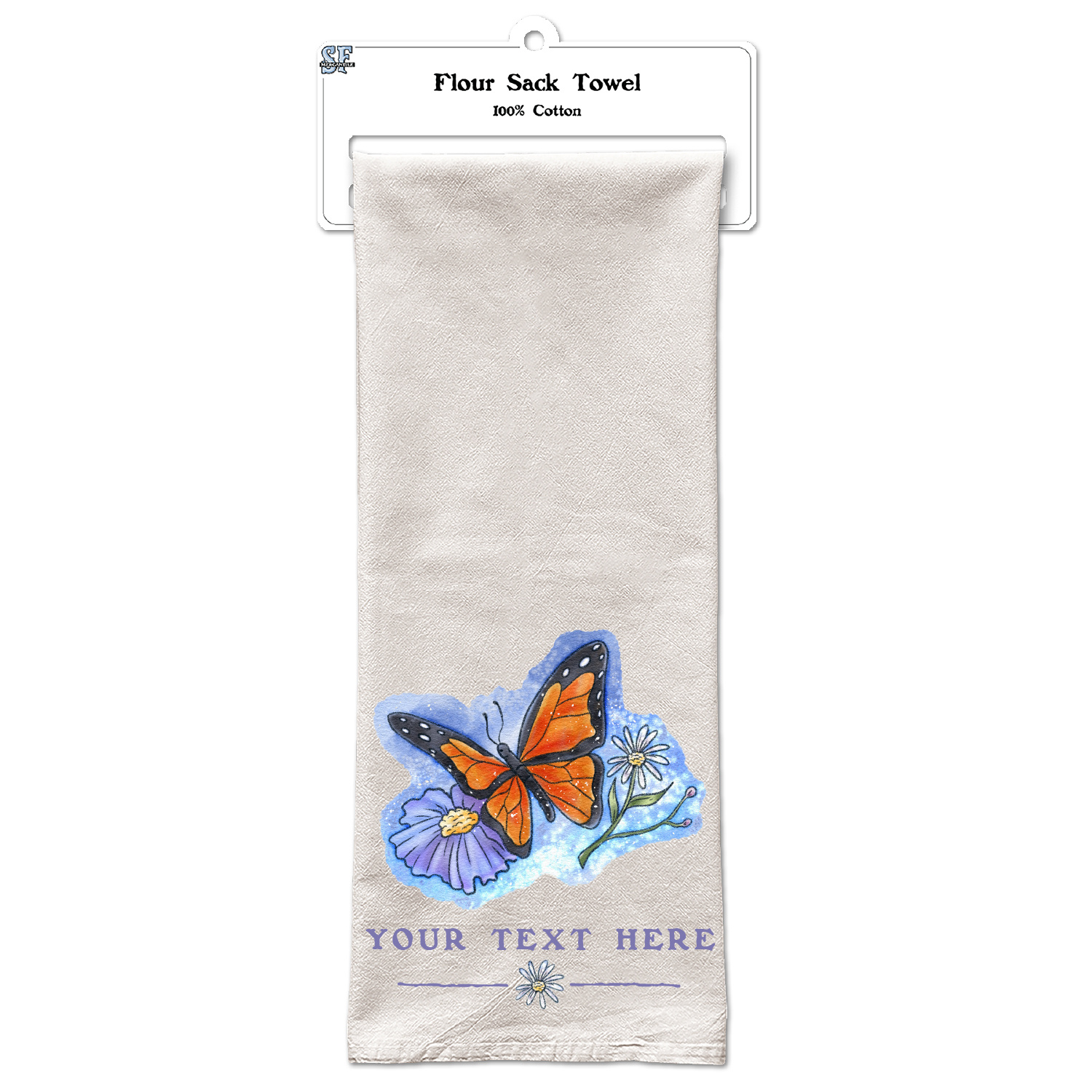 Native California Flour Sack Tea Towel