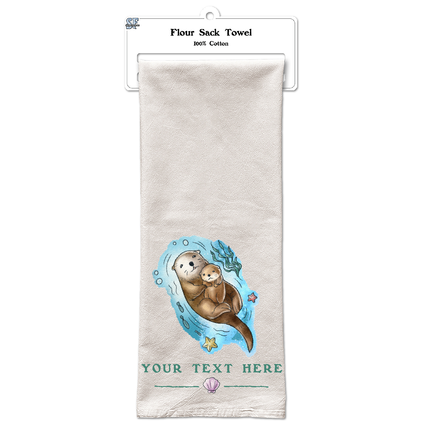 Native California Flour Sack Tea Towel