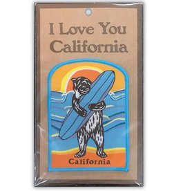 CA Surf Bear Embroidered Patch (50% off, was $6.95)