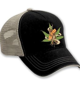 Cannabis CA Bear Hug Trucker Hat