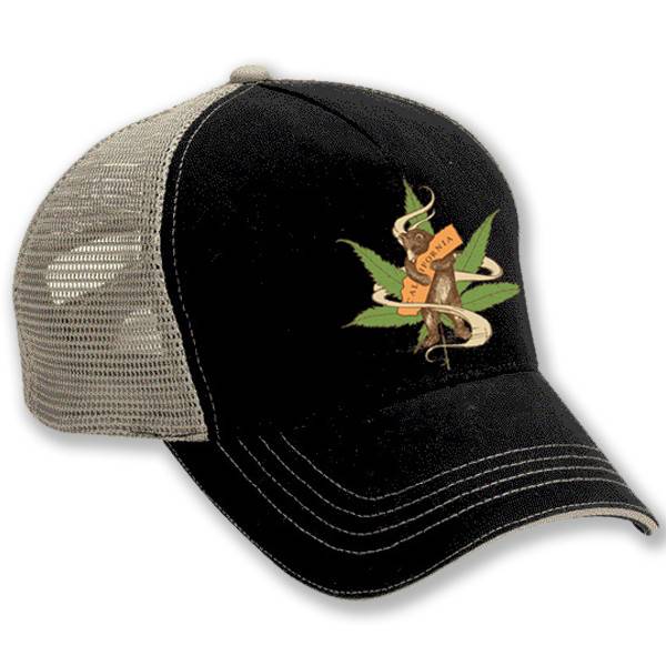 Cannabis CA Bear Hug Trucker Hat