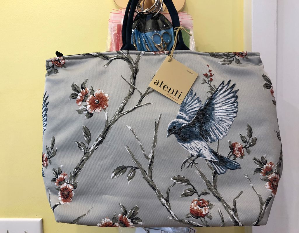 blue bird bag