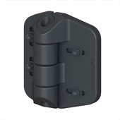 CORNERSTONE HINGE - SPRING LOADED 2"  (BLACK)