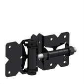 STAINLESS STEEL 3" X 3" SELF CLOSING (BLACK) PAIR