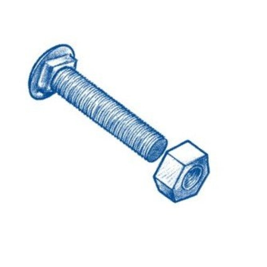 HOT DIP GALVANIZED CARRIAGE BOLT