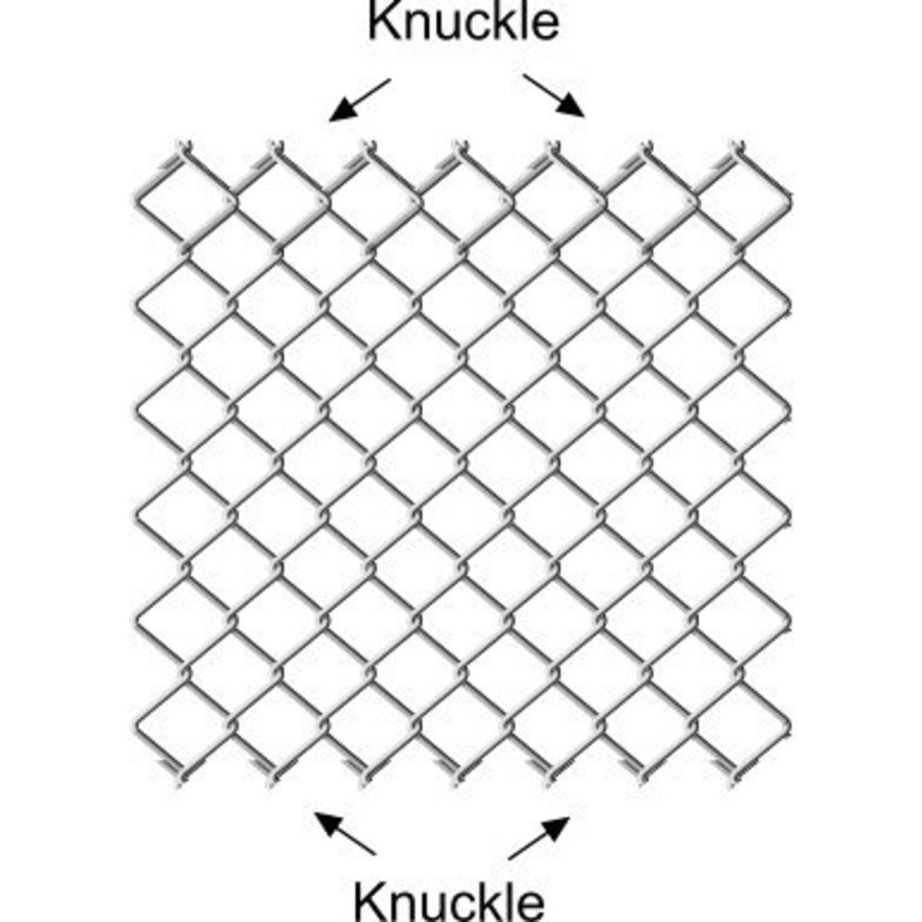 Fuse Bonded  8 Ga. x 2"  Vinyl Coated Chain Link (9 ga. Core)