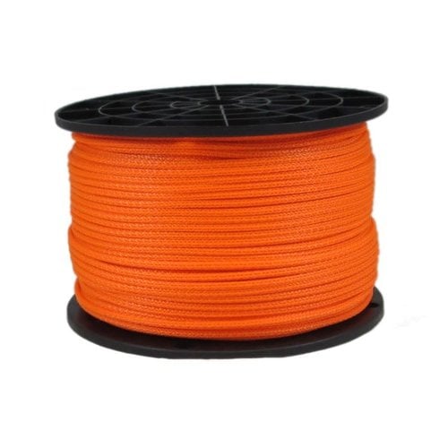 1/8 POLYESTER STRING LINE - NEON ORANGE