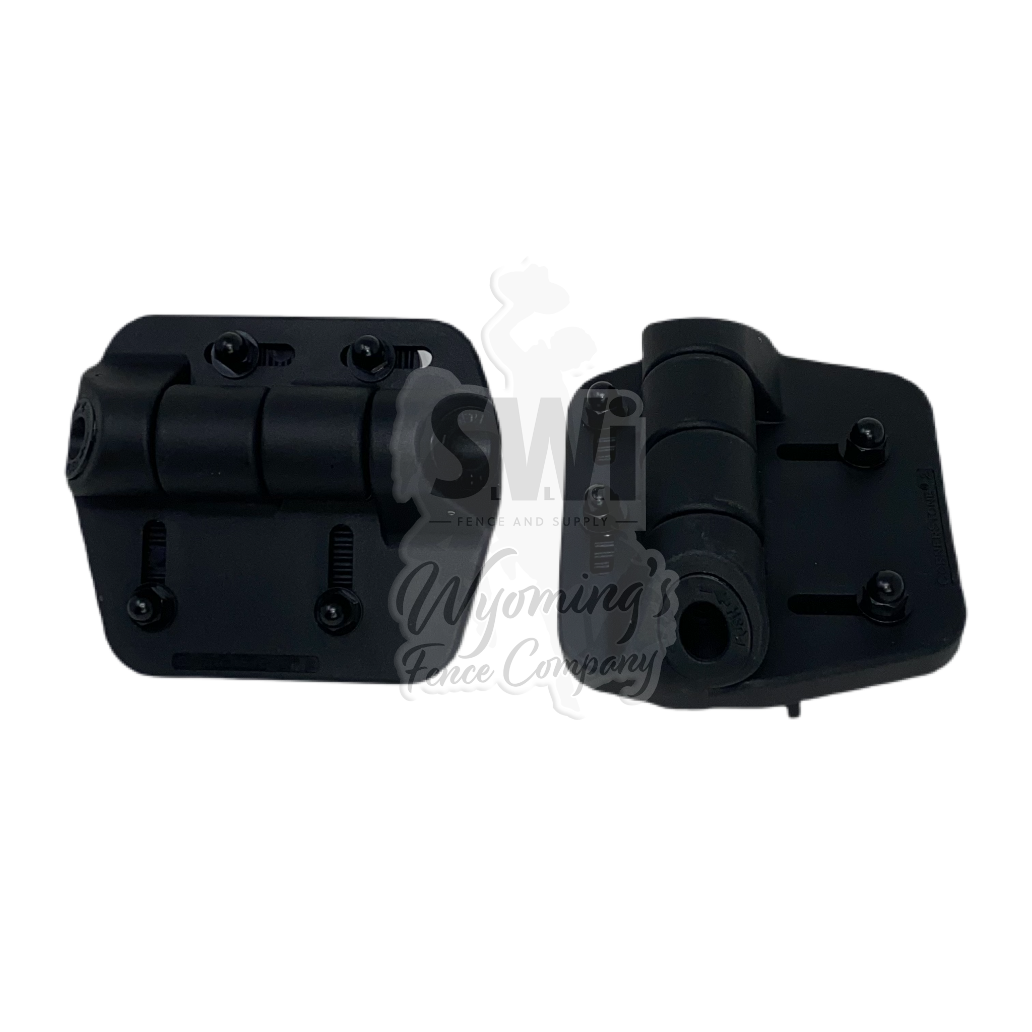 CORNERSTONE HINGE SPRING LOADED 2" (BLACK) SWi Fence & Supply