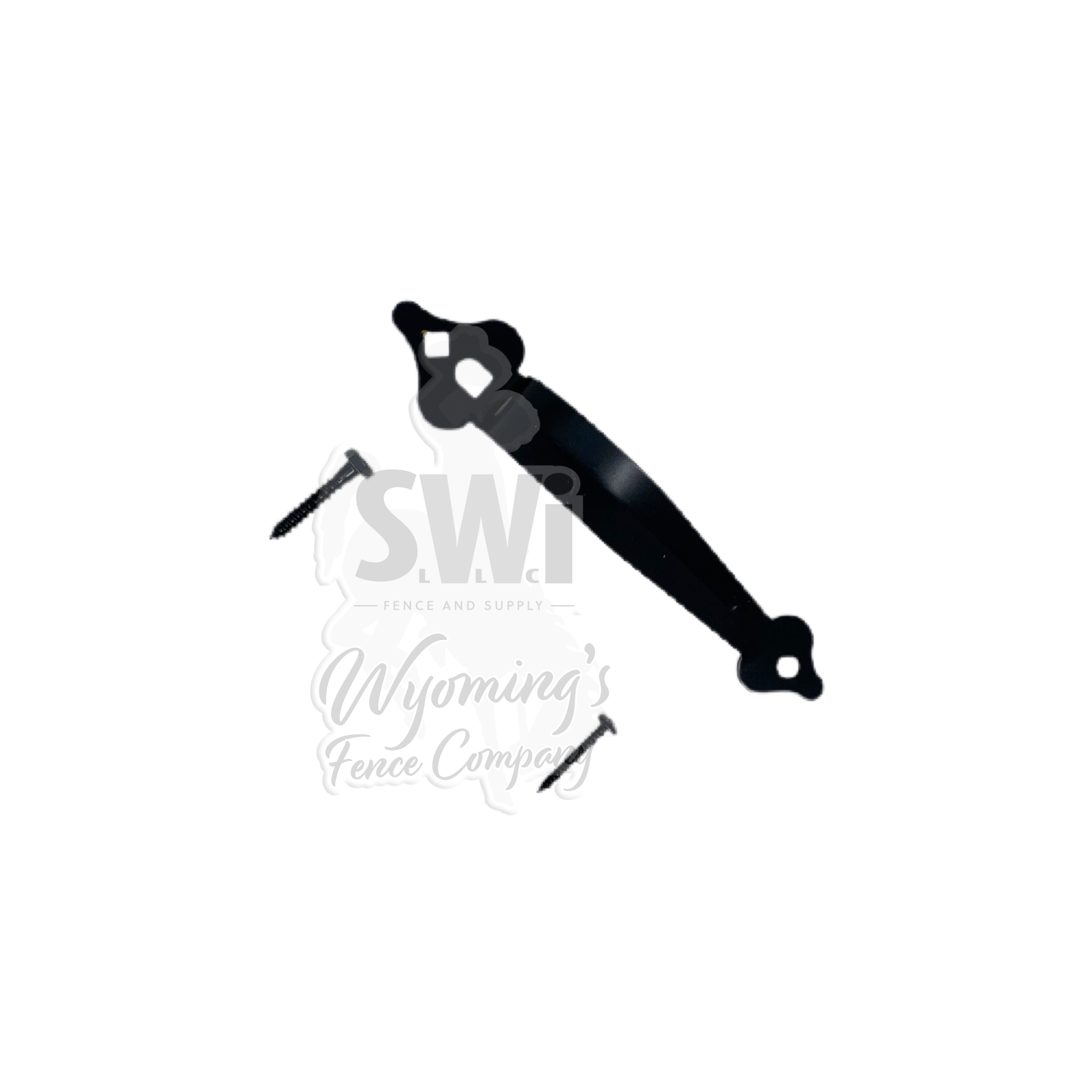 9" ORNAMENTAL GATE HANDLE BLACK SWi Fence & Supply