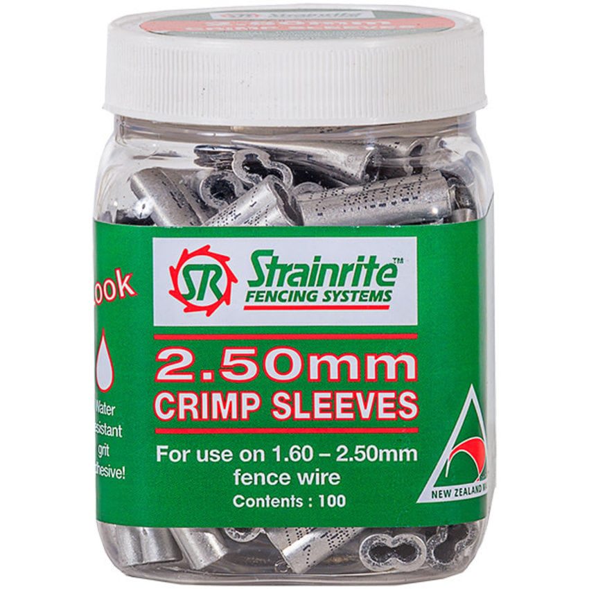 Crimp - 2.50mm Bottle 100pk