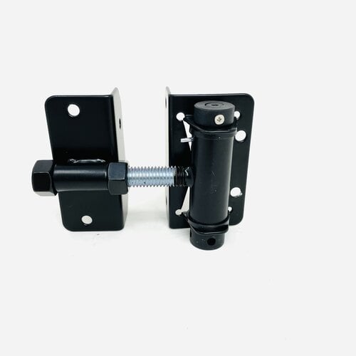 2" ORNAMENTAL IRON HINGE 2" POST 1 1/2" GATE - BLACK