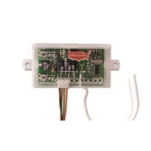 LCR Low Current Dual Channel Receiver 12 Vdc Solar Friendly Device (6 inch wire antenna)