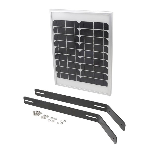 20 watt Solar Panel Kit (with 15 feet cable, Dual Bracket & Plug)