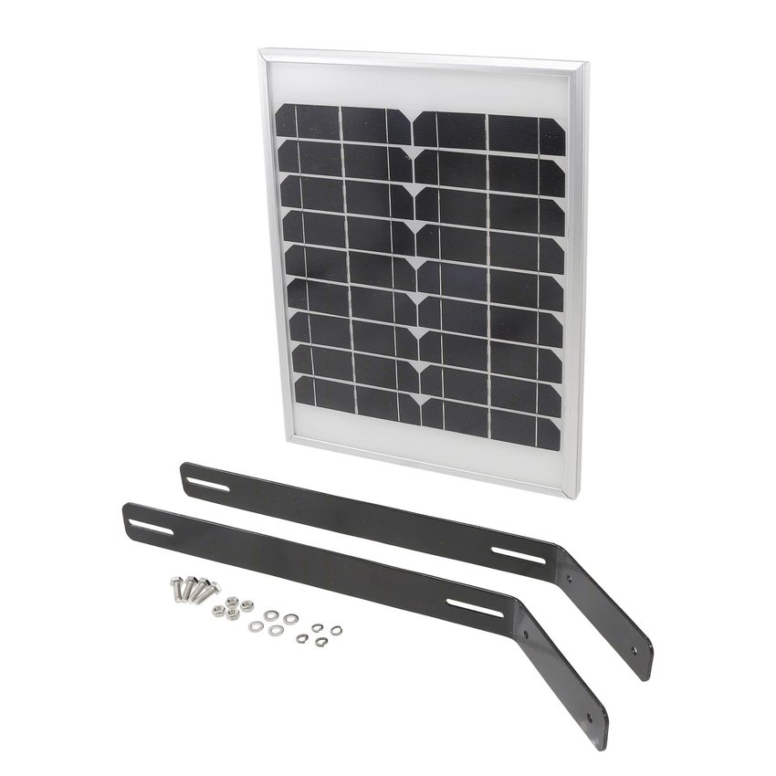 20 watt Solar Panel Kit (with 15 feet cable, Dual Bracket & Plug) - SWi ...