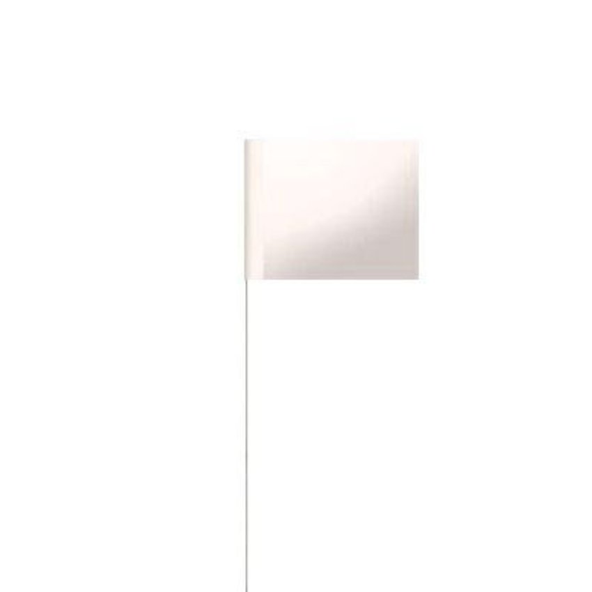 4" X 5" - 21" TALL WIRE MARKING FLAG (100-PACK)