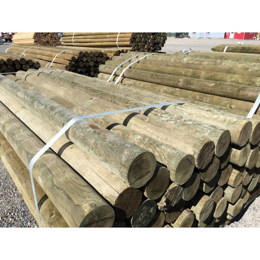 ACQ TREATED FENCE POSTS - BLUNT