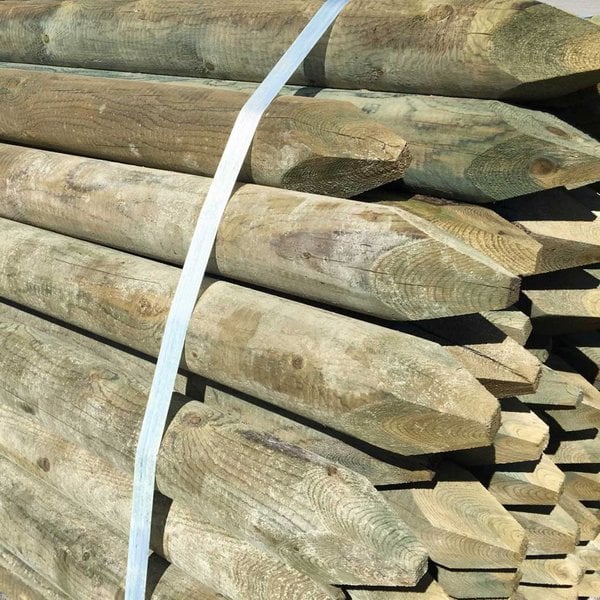 ACQ TREATED FENCE POSTS - POINTED