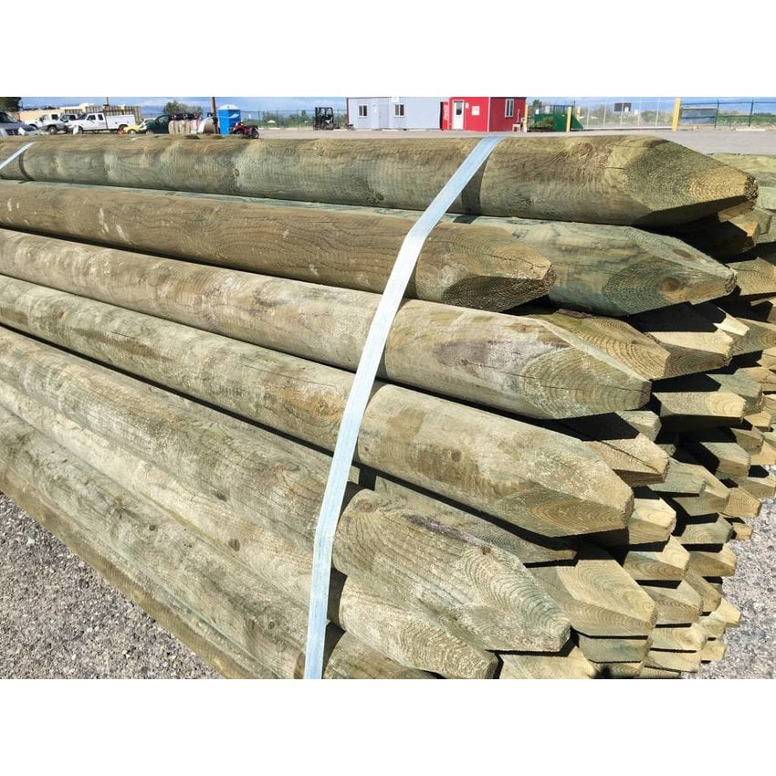 ACQ TREATED FENCE POSTS - POINTED