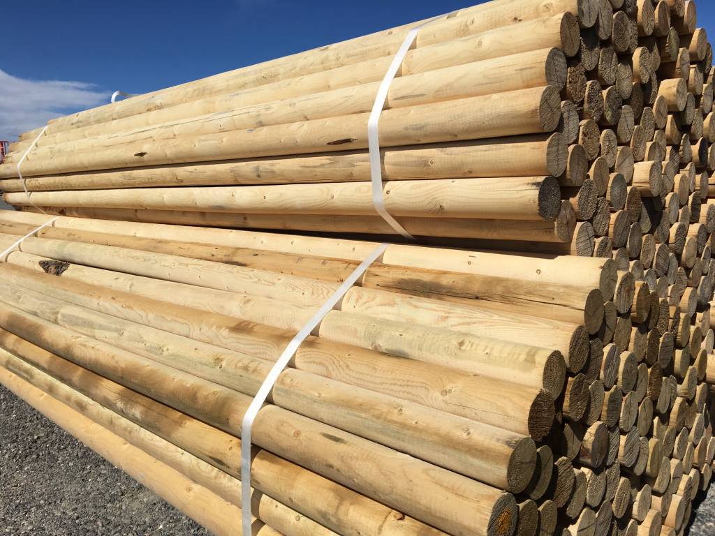PEELED UNTREATED FENCE RAILS/ CORRAL POLES SWi Fence & Supply