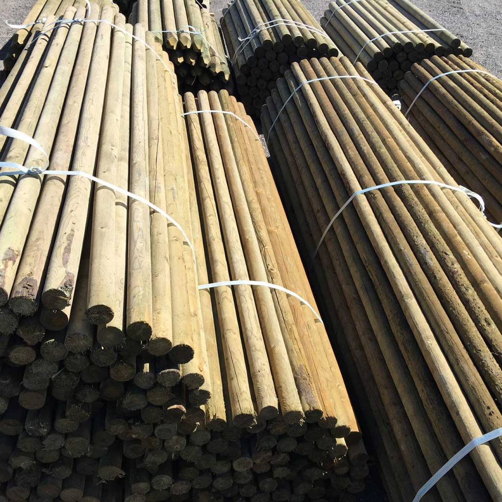 SWI ACQ TREATED FENCE RAILS/ CORRAL POLES SWi Fence & Landscape Supply