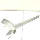 Custom Round Post  Mount Barb Arm