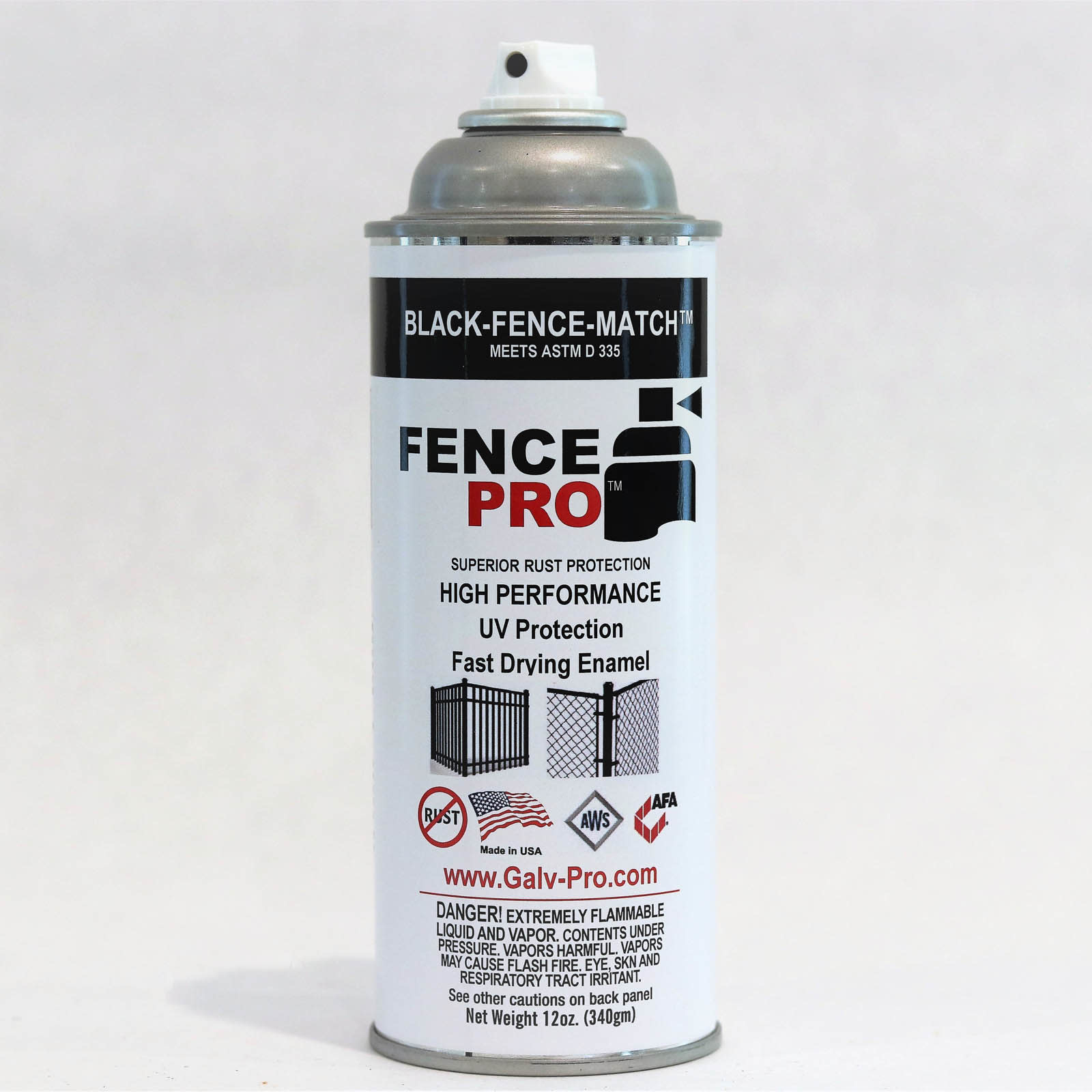 BLACK FENCE MATCH PAINT "COLDGALV" SWi Fence & Supply