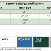 PDS BOTTOM LOCKING SLATS "10 LINEAR FEET"