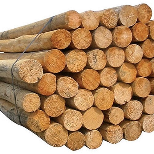 ACQ TREATED FENCE POSTS - BLUNT