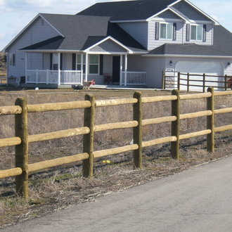 Dowled and Tenon Fencing