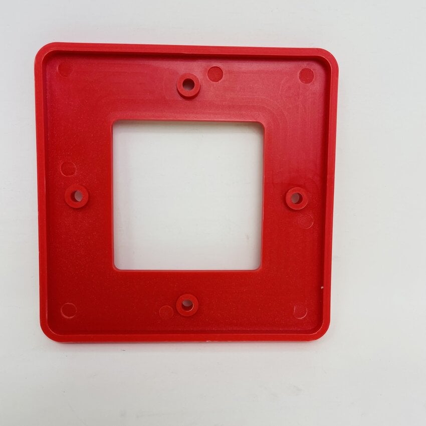 RED 5" SQUARE VINYL RAIL LOCK