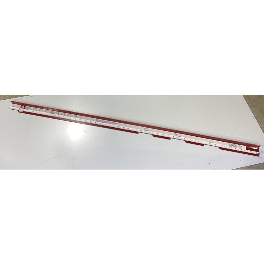 RED STEEL STRAIGHT TOPPER PICKET BUMP BOARD