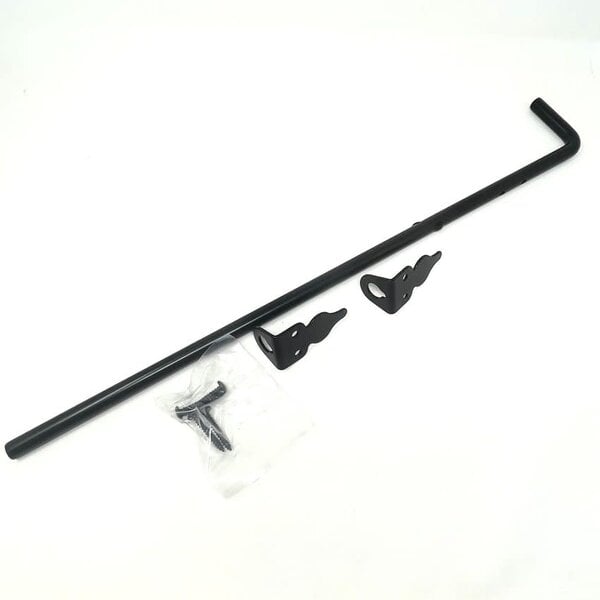 36" CANE BOLT -  SS HEAVY DUTY (BLACK)