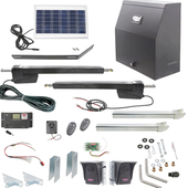 Ranger HD Dual Swing Gate- Solar - Metal Cabinet - w/LCR