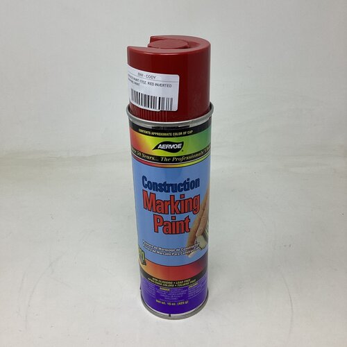 AERVOE PAINT 17OZ. RED INVERTED MARKING PAINT