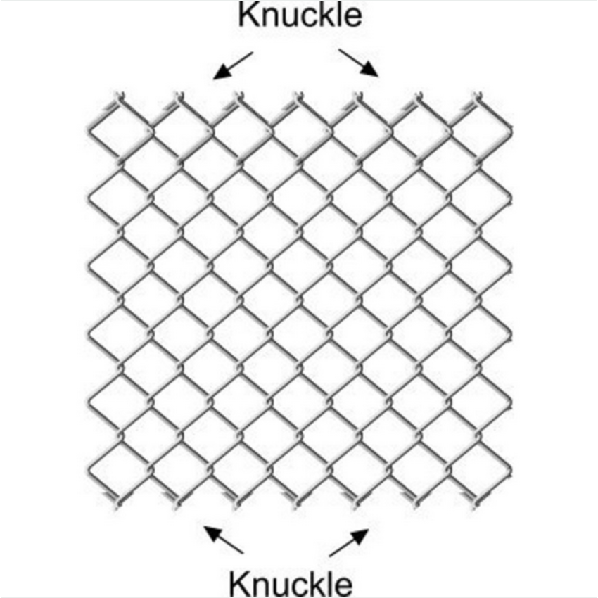 Fuse Bonded 10 Ga. x 2"  Vinyl Coated Chain Link (11 ga. Core)