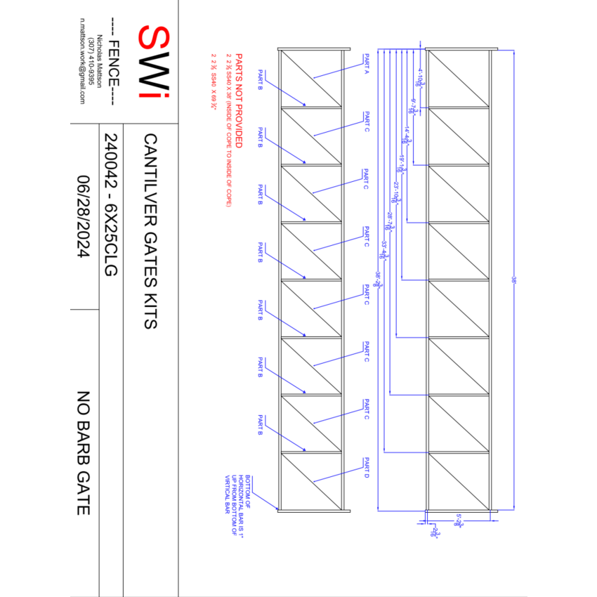 Cantilever Gate Kit