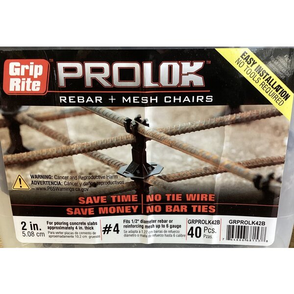 2 in. Grip Rite PROLOK Rebar Chair
