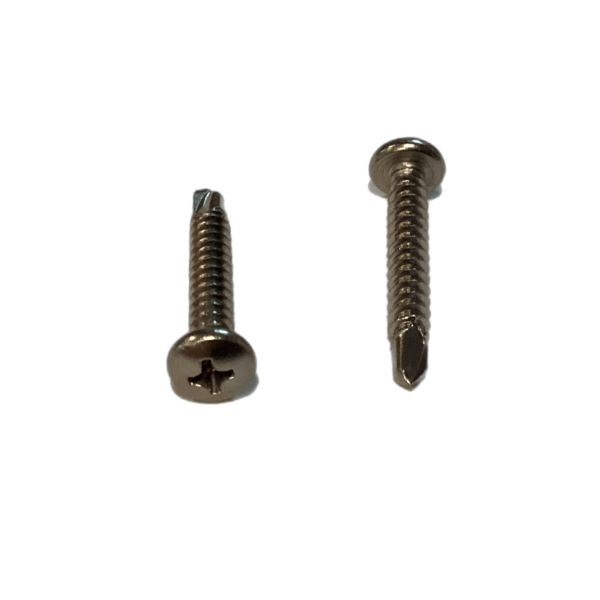 PAN HEAD PHILLIPS SELF DRILLING SCREW 410 STAINLESS STEEL #10-16 1 1/4"