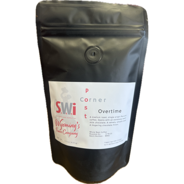 1-LB SWI Overtime Coffee Whole Bean
