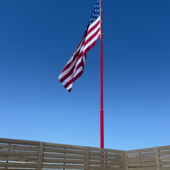 100' Flag Pole