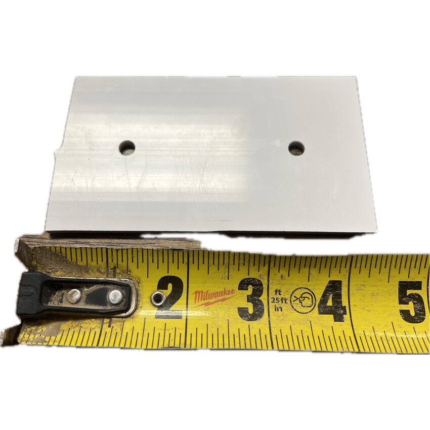 2 Hole Vinyl Rail Lock 5''